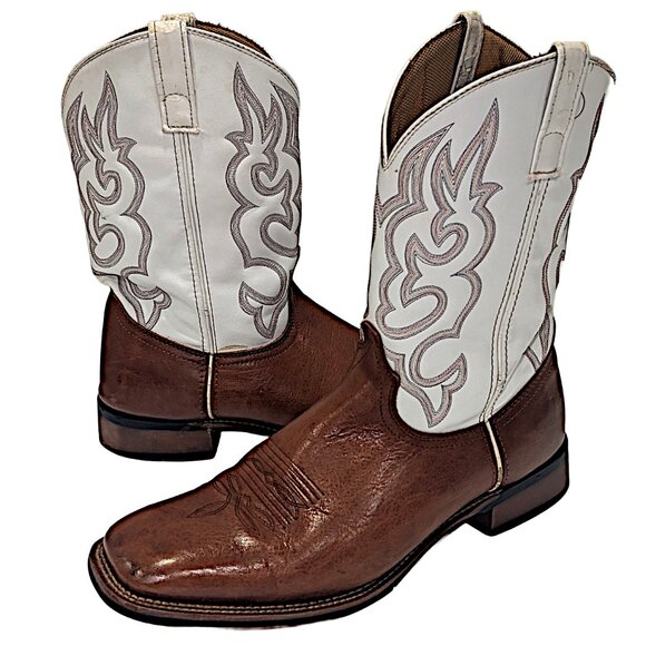 Laredo 7891 Men's Lodi Collection Stockman Boot with Redwood Cowhide Size 13D - Picture 3 of 10